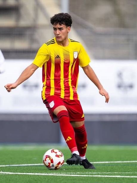 Marc Sardà with the Catalan national team